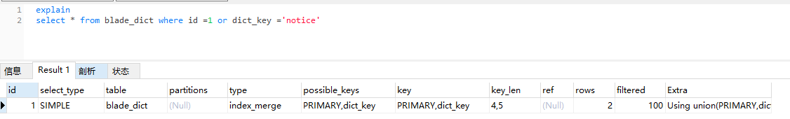 or会导致MySQL索引失效的原因