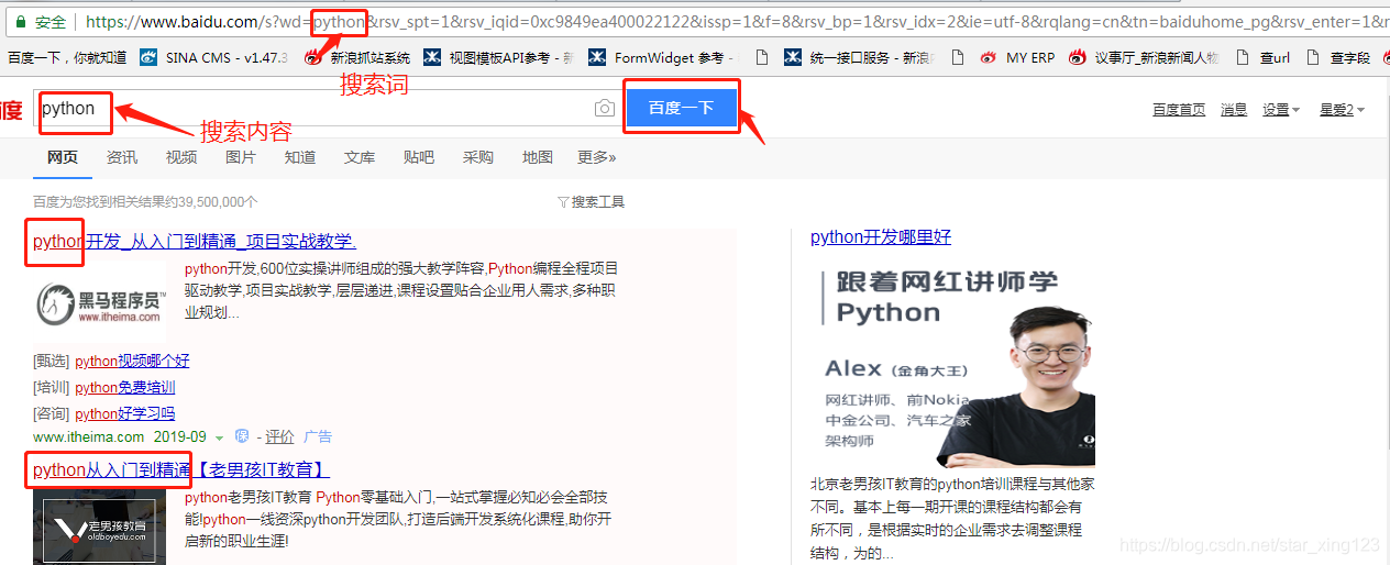 Python用flask实现百度搜索框 Star Xing123的博客 程序员宅基地 程序员宅基地