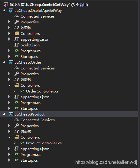 ocelot网关项目解决方案 jucheap