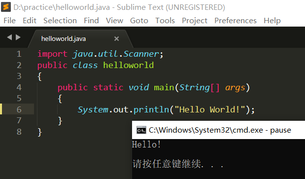 starting with sublime text for java