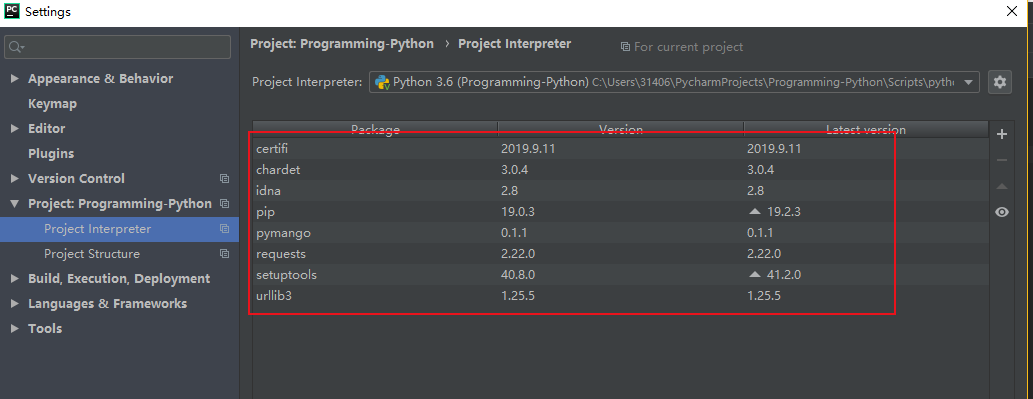 pycharm-package-install-packages-failed-installing-packages