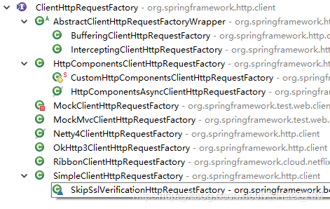 ClientHttpRequestFactory