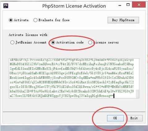 phpstorm activation code