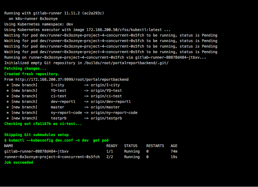 kubernetes：pods is forbidden: User “system:serviceaccount:dev:default” cannot create resource “pods”