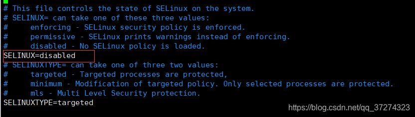 关闭selinux