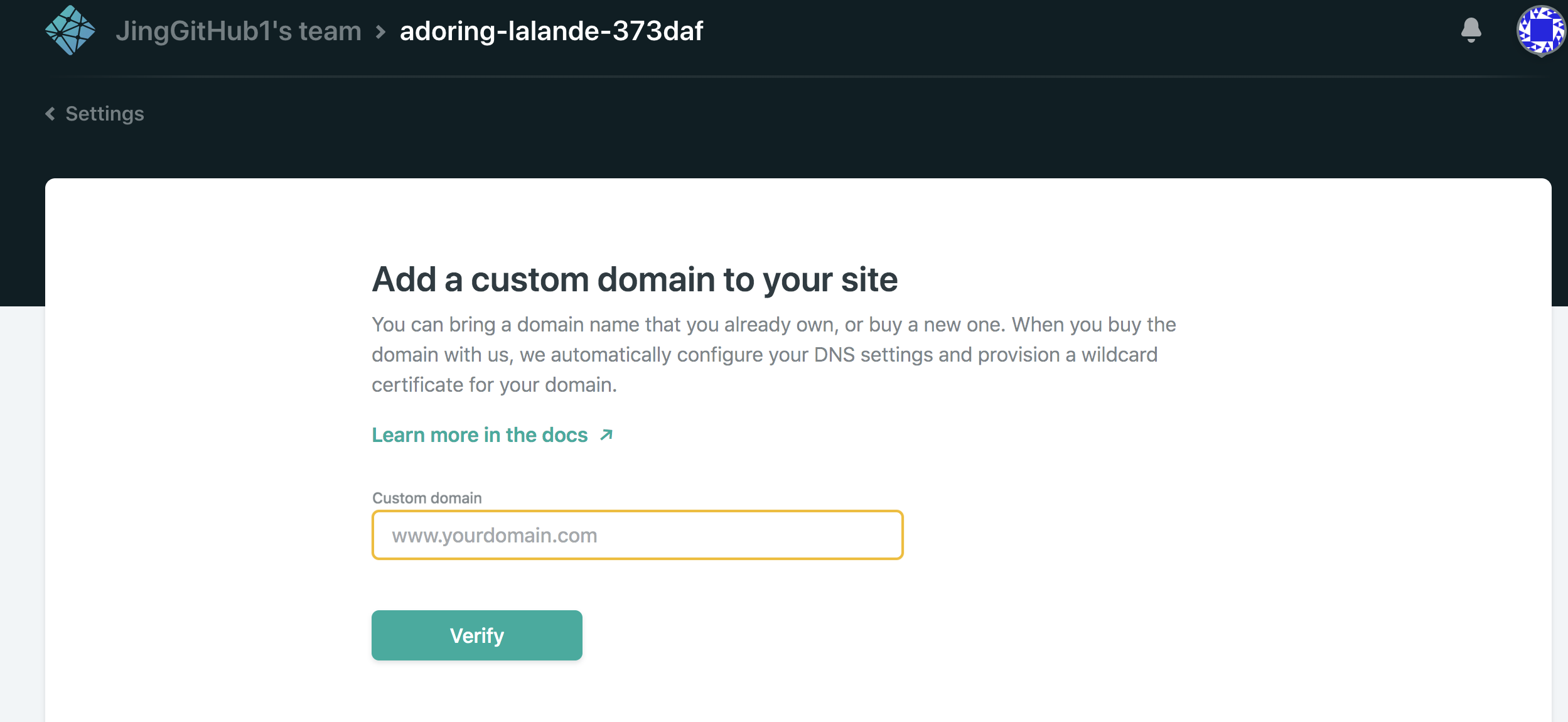 netlify 自动部署化工具