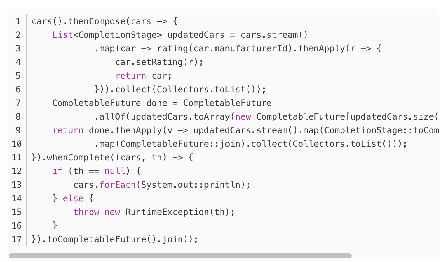 使用Java CompletableFuture_completablefuture java 7 可以使用么-CSDN博客