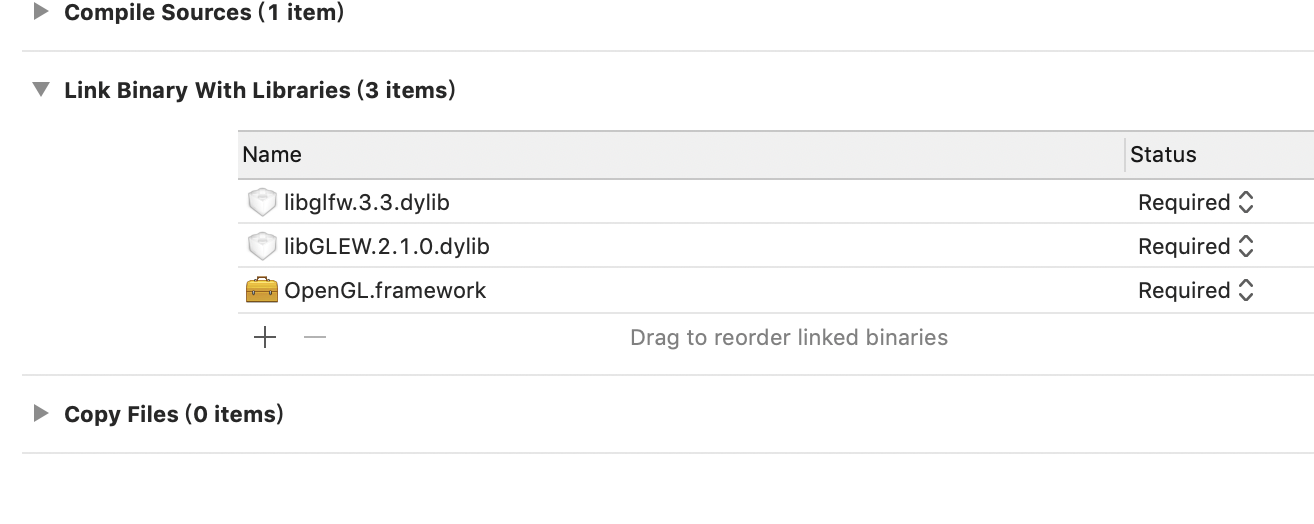 Xcode 11 新建opengl 运行报错dyld Library Not Loaded Niall L的博客 Csdn博客