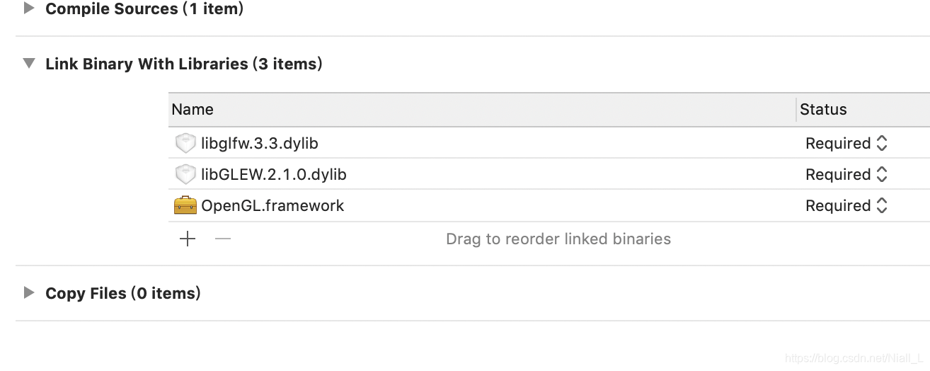 Xcode 11 新建opengl 运行报错dyld Library Not Loaded Niall L的博客 Csdn博客