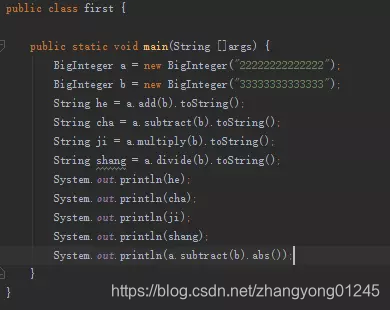 Java中BigInteger方法总结_初始化 biginteger-CSDN博客