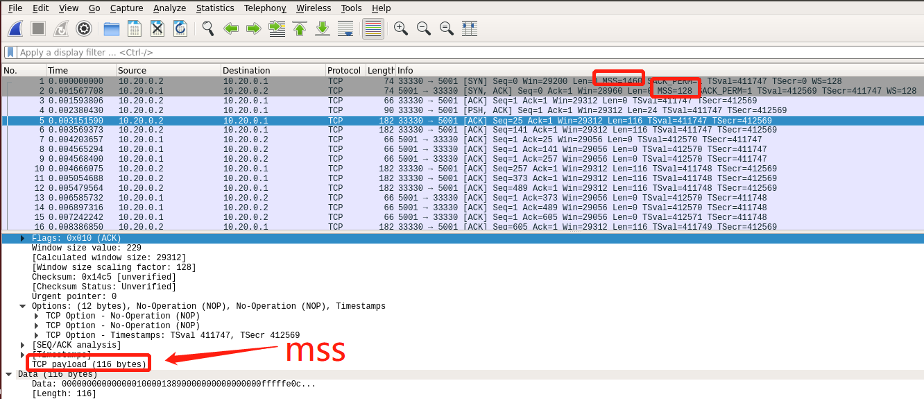 Linux下TCPMSS 修改，实验以及测试（详细）_esp32 tcp mss在哪里修改CSDN博客
