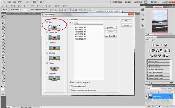 如何利用ps制作一张全景图片？