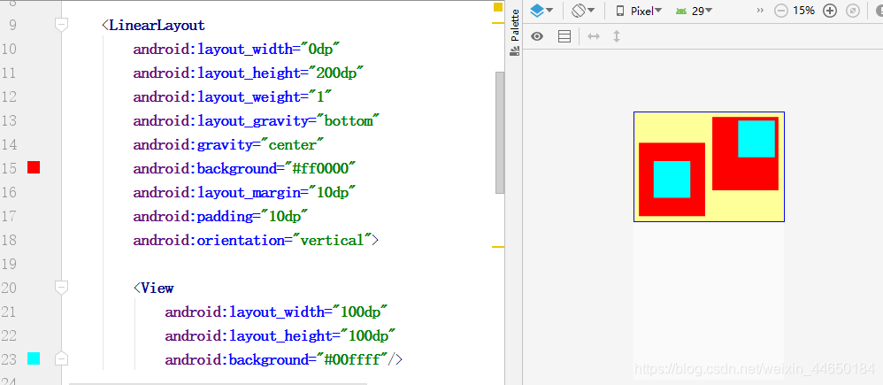 Android Studio中对layot_margin与padding的理解以及layout_weight与layout_width以及 ...