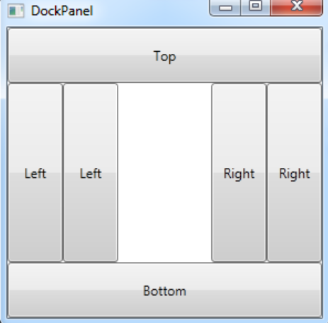 对wpf 的入门记录总结----面板控件Canvas、WrapPanel、StackPanel、DockPanel