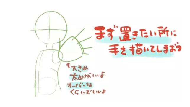 对于新手来说怎么动漫人物手伸出去的动作该怎么画