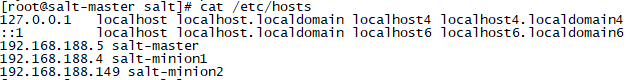 salt中机器hosts文件