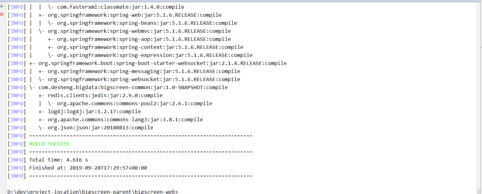 failed to collect dependencies at