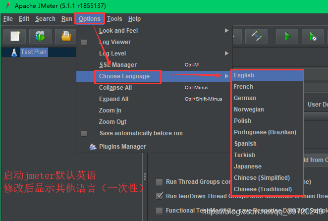 Jmeter 安装配置 Jmeter 修改启动默认语言 将英文版修改为其他语言版本 顾三殇 博客空间 软件测试 Csdn博客 Jmeter 安装配置 Jmeter 修改启动默认语言 将英文版修改为其他语言版本 顾三殇 博客空间 软件测试 Csdn博客