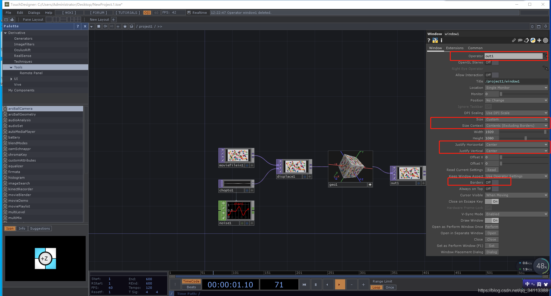 TouchDesigner-- 将完整效果全屏展示在显示器上(非发布)(一)_touchdesigner全屏预览-CSDN博客