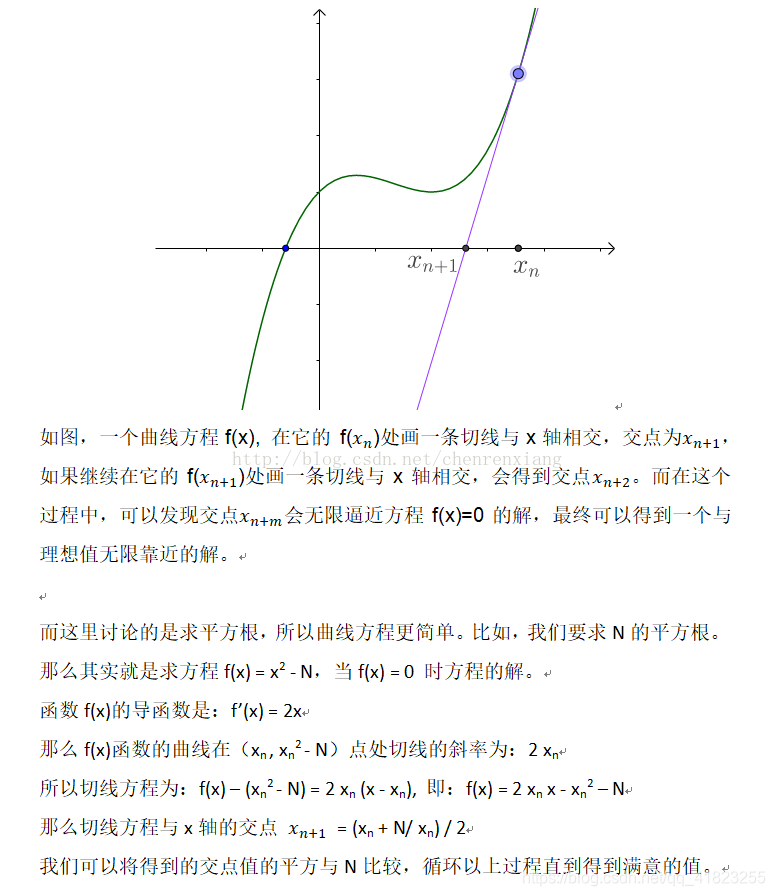 牛顿迭代法求平方根问题 低调学习c 的博客 程序员宝宝 程序员宝宝