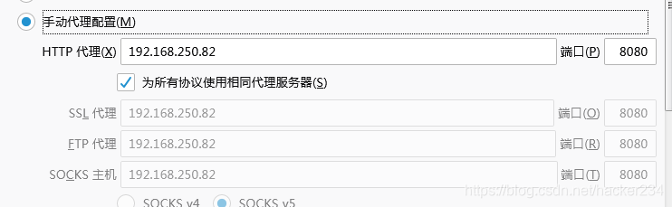 设置代理服务器