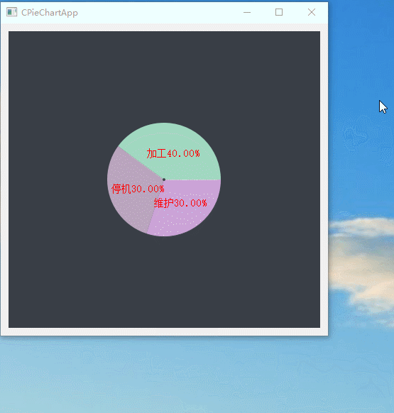 qt 环形图 饼图 通用控件_qt 圆形占比控件-csdn博客