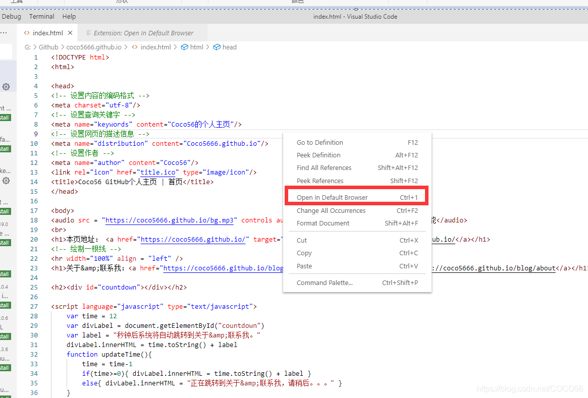 用VS Code如何预览HTML代码呈现的效果_vscode运行html不用浏览器如何看效果-CSDN博客