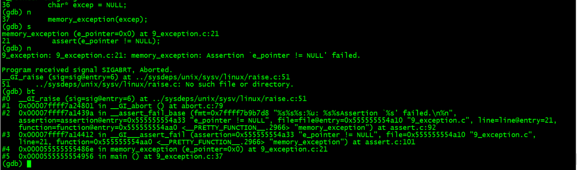 linux 程序中断言的使用和gdb跟踪断言_陌上花开缓缓归以的博客-CSDN博客