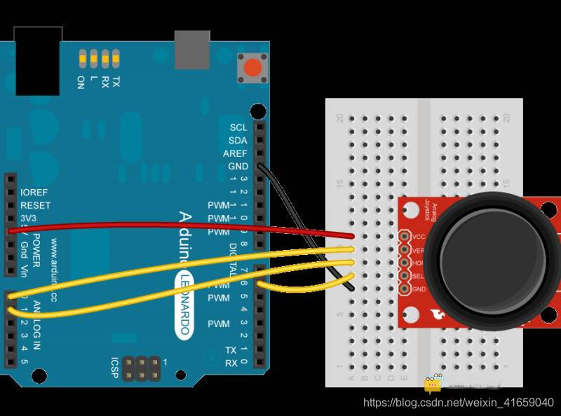 「雕爷学编程」Arduino动手做(38)——joystick双轴摇杆模块_可编程的joystick-CSDN博客