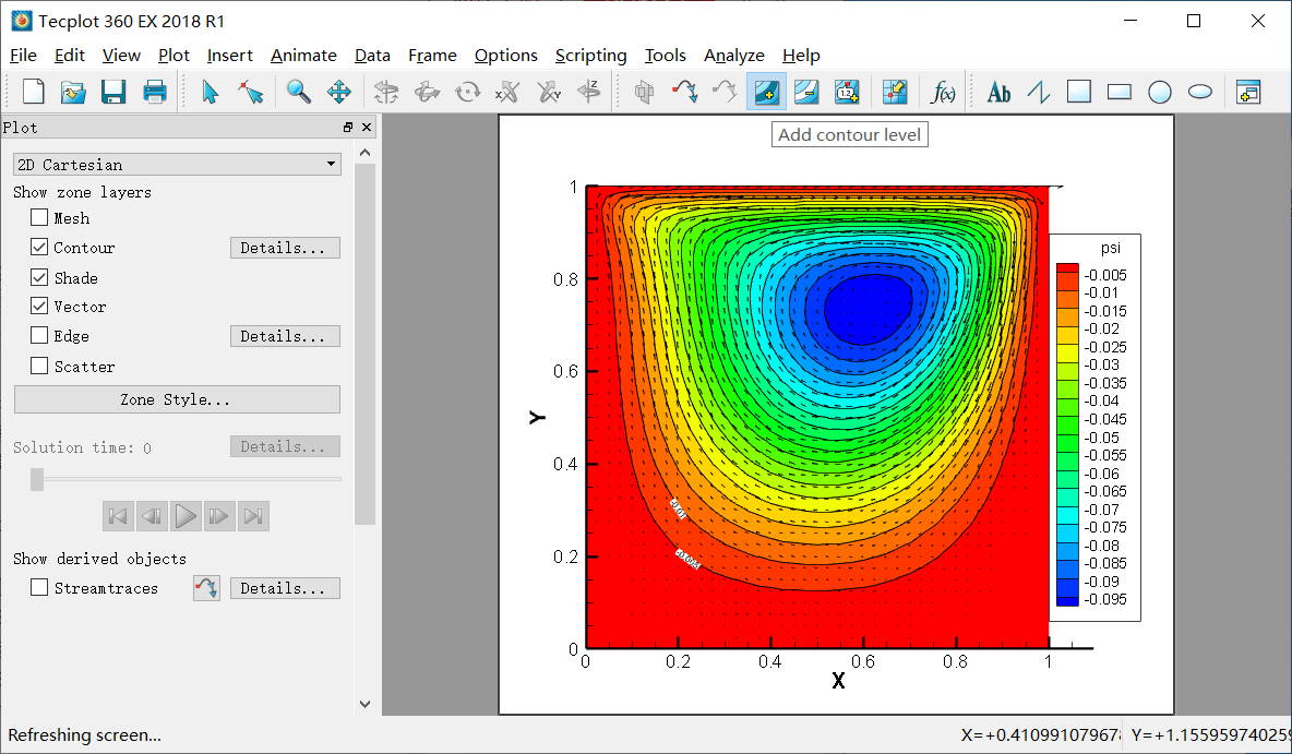 tecplot 360 set values to percentages