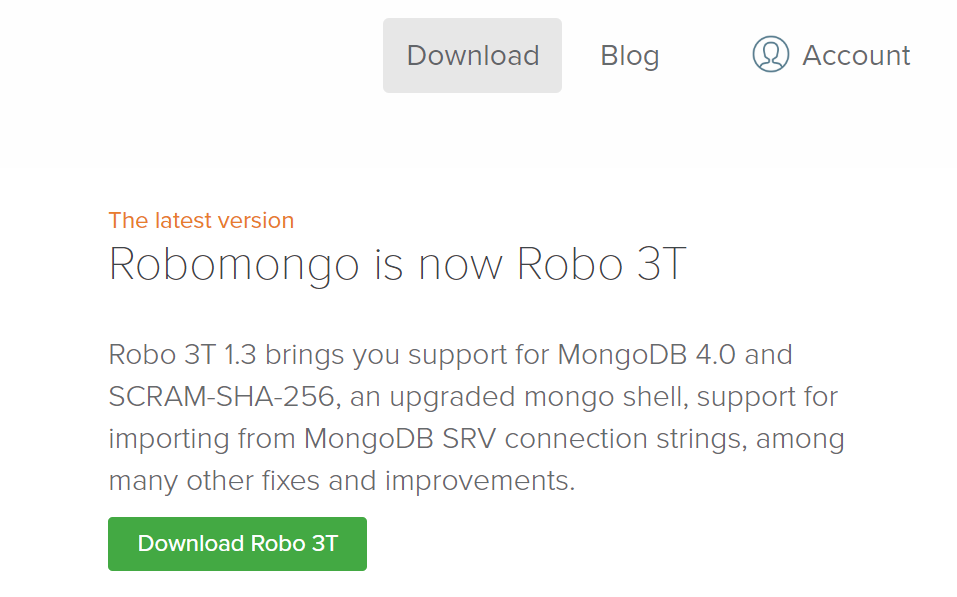 robo 3t free download for mac