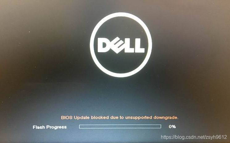 BIOS update blocked