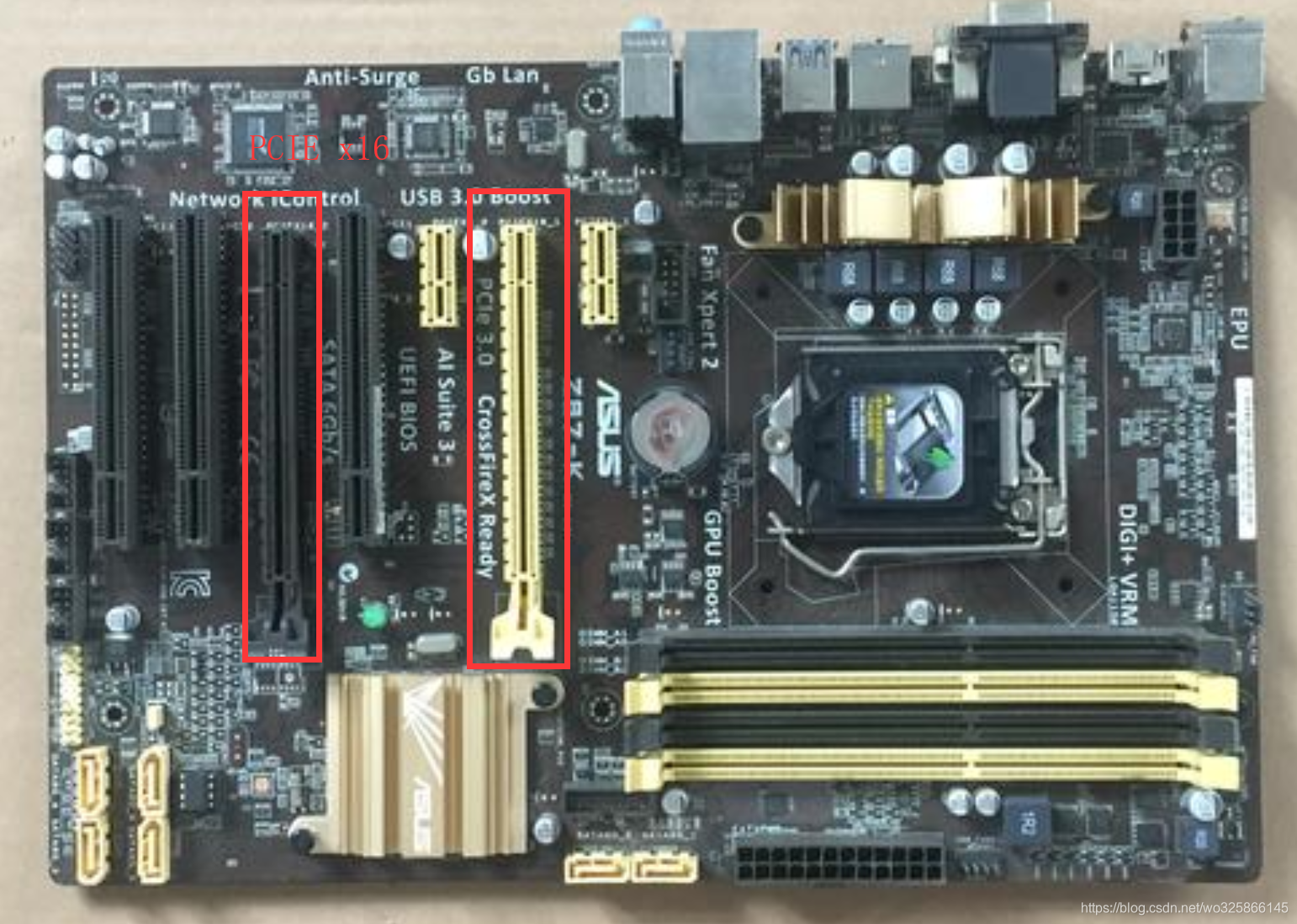 华硕Z87-K PCIE X16插槽