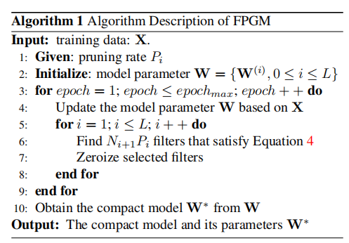 论文笔记：Filter Pruning via Geometric Median for Deep Convolutional Neural ...