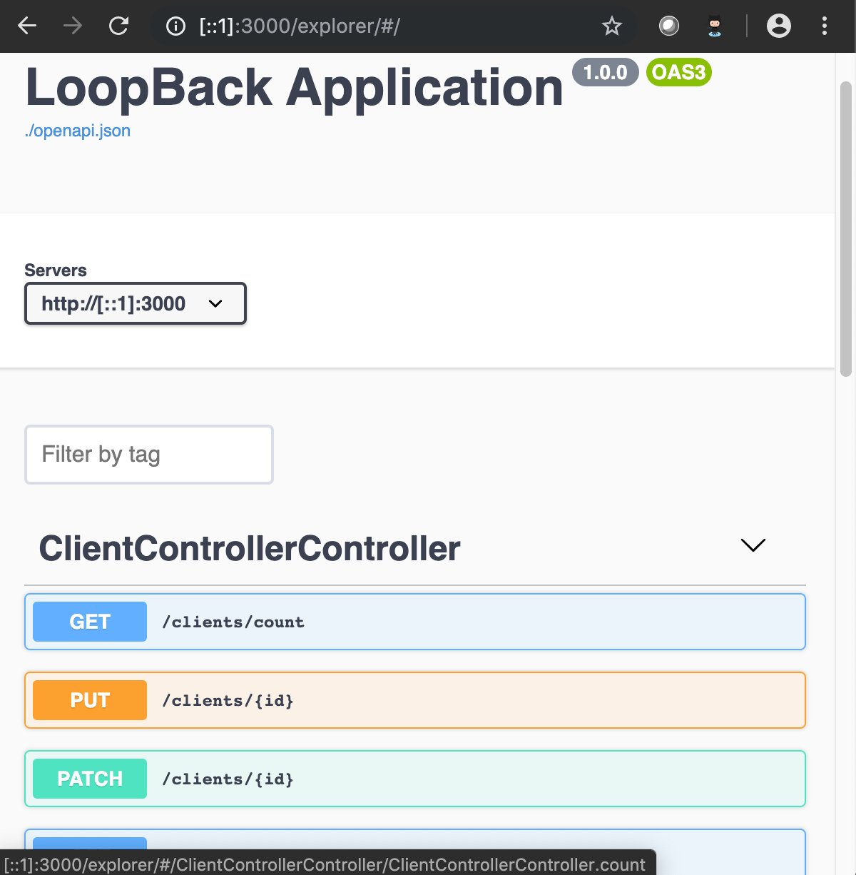 使用LoopBack快速开发简单的数据库CRUD