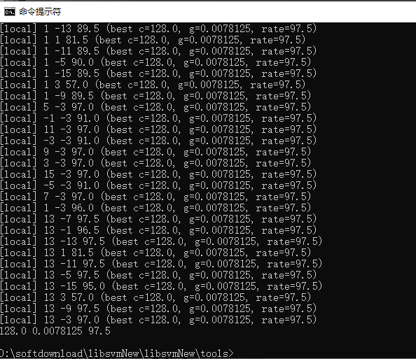 libsvm中grid.py的使用