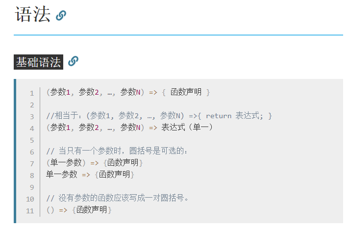 es6箭头函数(墙裂推荐)