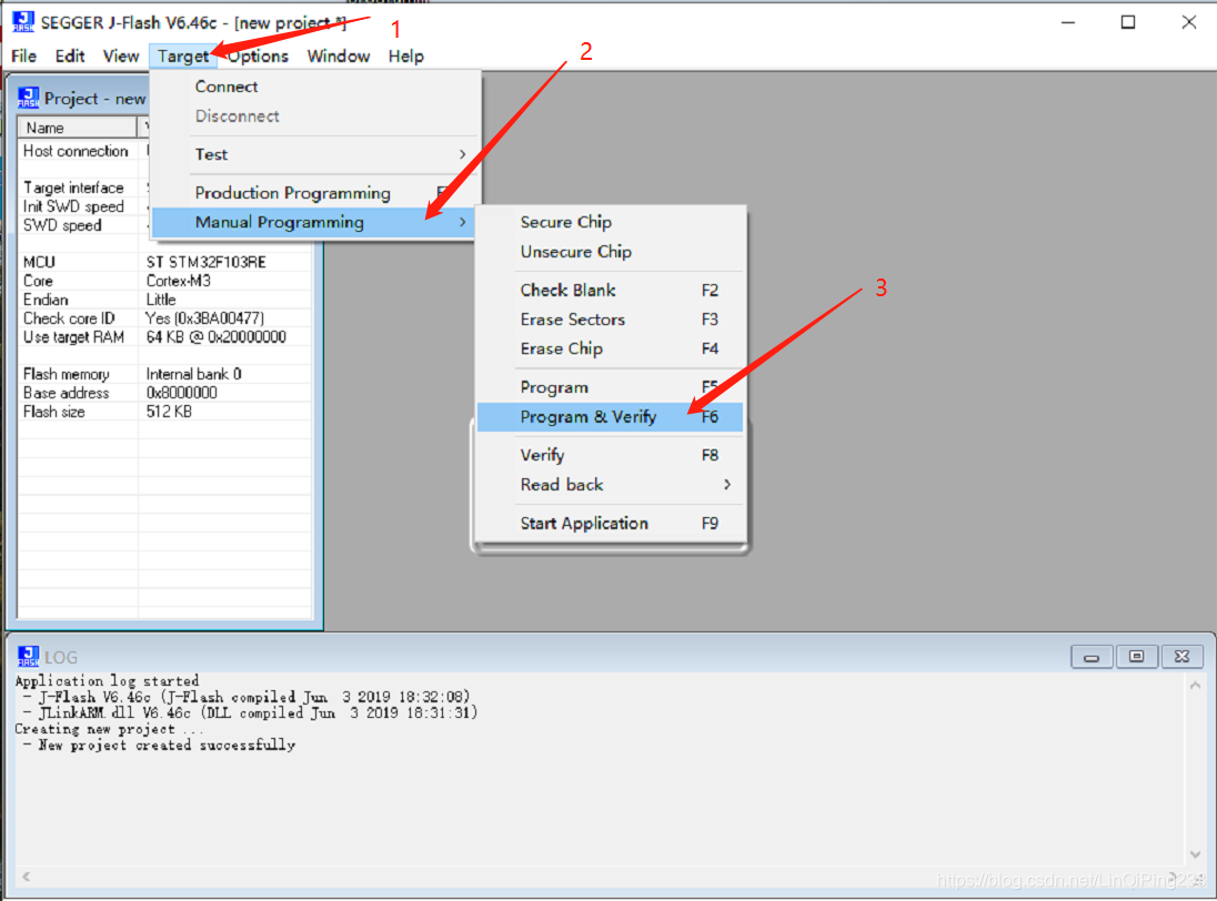 j-flash的使用_j-link j-flash注册机_---牧马人---的博客-CSDN博客