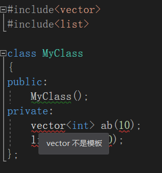 Vector和list在类中定义初始化的问题 凝视阳光呦 Csdn博客