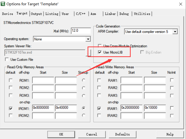 Target output