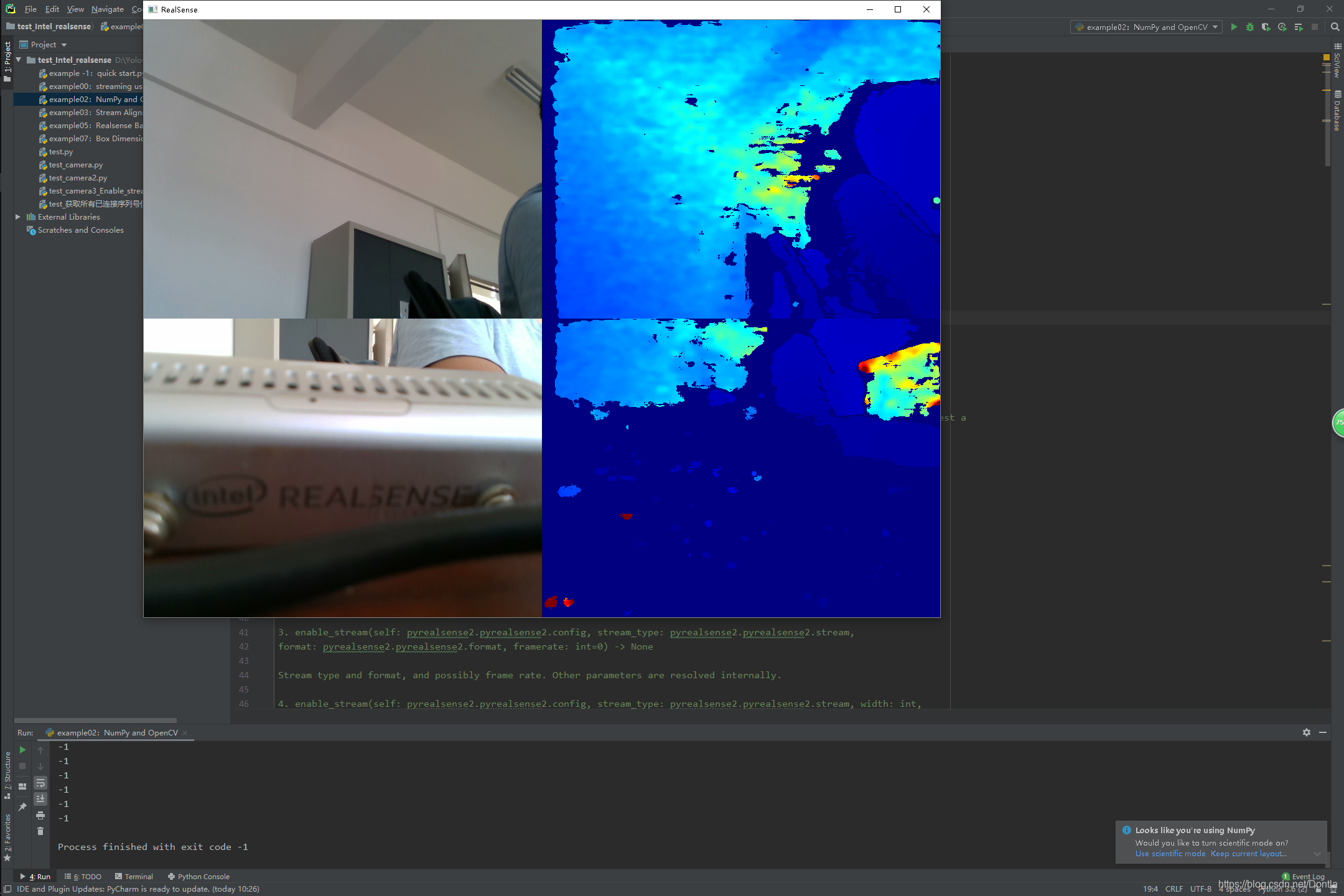 Intel Realsense C/C++ 转 python (9)rs-multicam 多摄像头可视化窗体显示_rs python ...