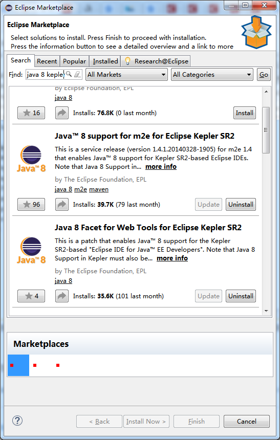 version 1.8 of project facet java does not exist