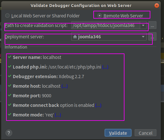 xdebug phpstorm url