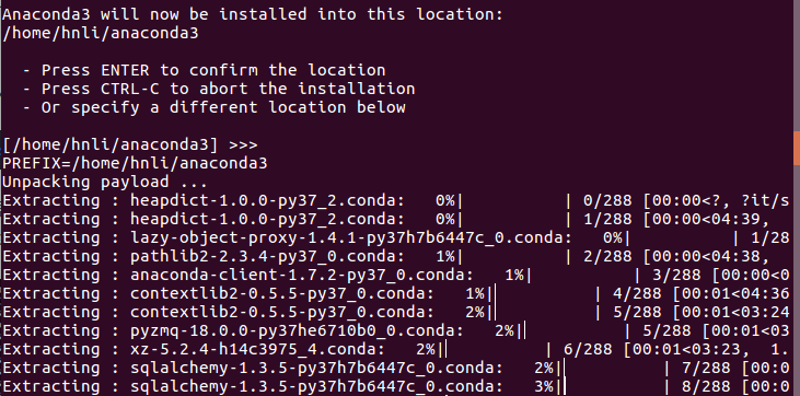 anaconda安装过程
