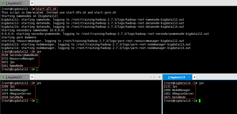 Hbase 1.2 HA configuration - Programmer Sought