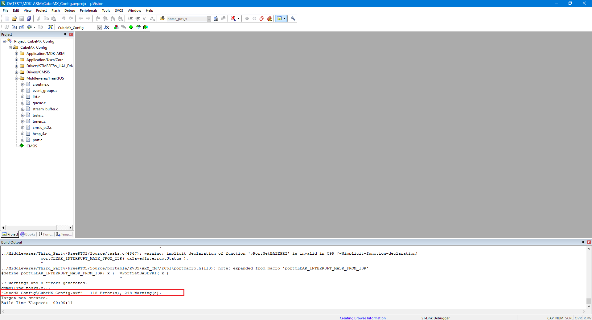 STM32CubeMX生成带FreeRTOS的工程 支持V6编译器 C++混编_cubemx C++_Sideror的博客-CSDN博客