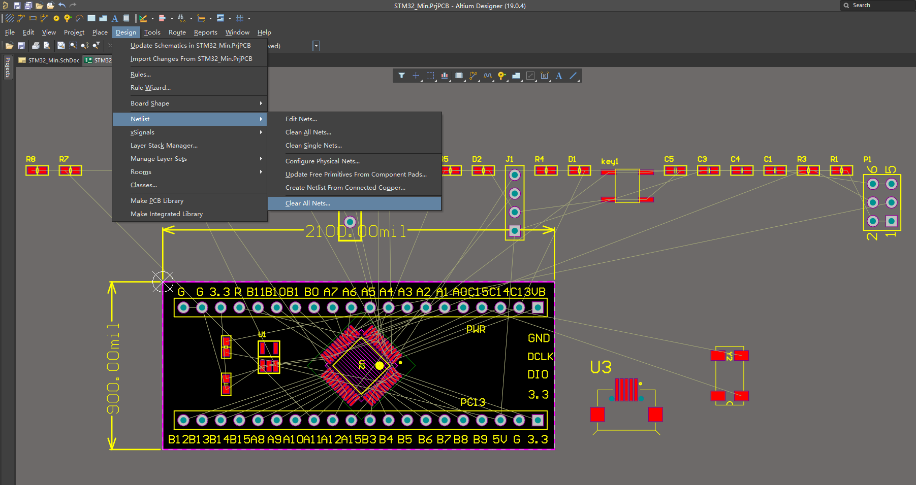 altium designer pcb component has unknown keepout