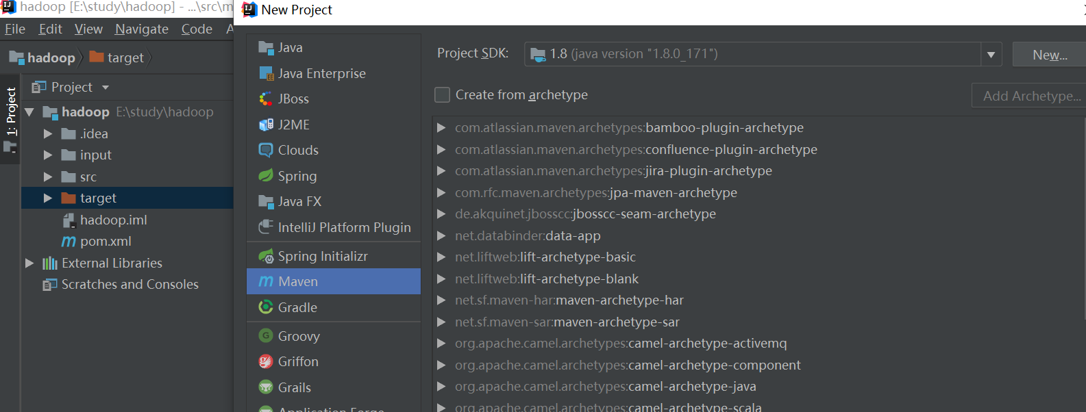 idea打包hadoop的mapreduce程序，使用maven的方式_hadoopmapred包mavenCSDN博客