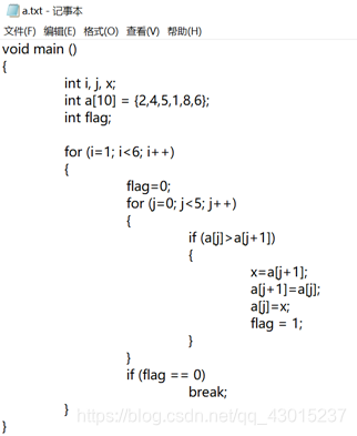 FIG test code 1