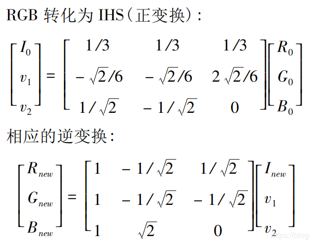 IHS 图像融合_ihs融合envi-CSDN博客